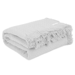 Colcha King In Design Com Franja Branca Buddemeyer