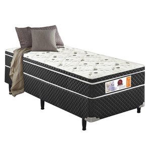 Cama Box Solteiro Mola Bonnel Conjugado 50cm 88x188x50 Inmetro