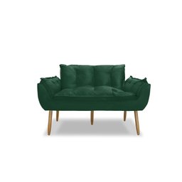 Namoradeira Decorativa Opala Suede:verde - 2