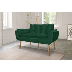 Namoradeira Decorativa Opala Suede:verde