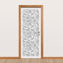Ver imagem 2 de Adesivo de Porta - Relevo Floral 2 Dekalque 103x213