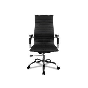 Cadeira Giratória Presidente Charles Eames Esteirinha Preta