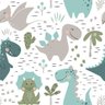 Papel de Parede Dinossauros Amiguinhos Fofos - 1