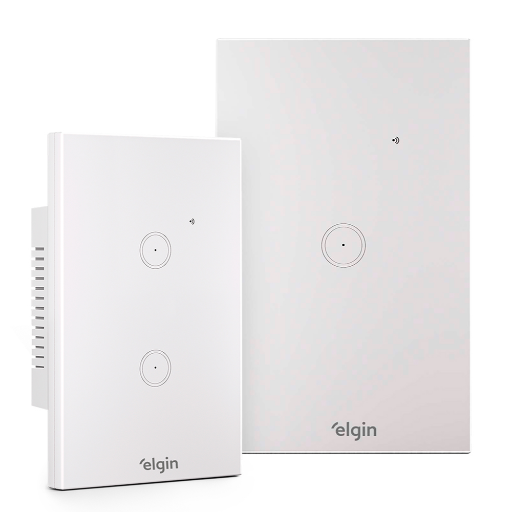 Interruptor Smart Wi-Fi Touch Elgin:2 - 1