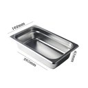 Ver imagem 2 de Cuba Gastronômica de Inox Gn 1/4 de 65 Mm Dj1465ct Frigopro