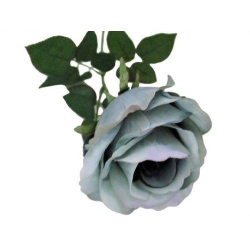 Rosas Artificiais Azul Tiffany 8 Hastes envelhecidas | MadeiraMadeira