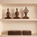 Ver imagem 4 de Caixa Decorativa em MDF e Veludo Marrom 23cm 23062 Mart