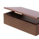 Ver imagem 3 de Caixa Decorativa em MDF e Veludo Marrom 23cm 23062 Mart