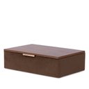 Ver imagem 2 de Caixa Decorativa em MDF e Veludo Marrom 23cm 23062 Mart