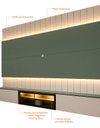 Ver imagem 4 de Conjunto Painel Home Rack Suspenso 260 Reflecta Led Akin Cor:off White e Verde