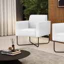 Ver imagem 2 de Poltrona Base X Industrial Preto Marisa Corino D03 - D'Rossi