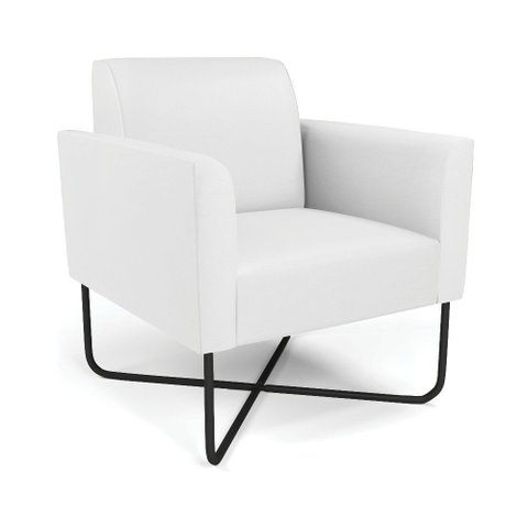 Poltrona Base X Industrial Preto Marisa Corino D03 - D'Rossi