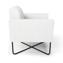 Ver imagem 4 de Poltrona Base X Industrial Preto Marisa Corino D03 - D'Rossi