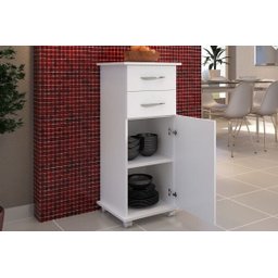 Armário Organizador Multiuso Cozinha 2 Gavetas 1 Porta - 2