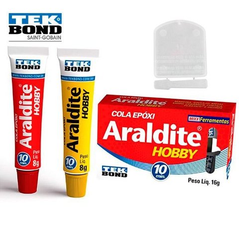 Araldite Hobby Cola Epóxi 16 Gramas Tek Bond Tekbond