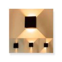 Ver imagem 1 de Arandela Foco Regulavel 6w Parede Muro Quadrada Preto