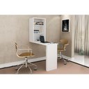 Ver imagem 7 de Armário Multiuso Casal AM3106 c/ Mesa Retrátil e 2 Prateleiras Branco - Tecno Mobili