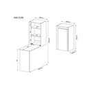 Ver imagem 4 de Armário Multiuso Casal AM3106 c/ Mesa Retrátil e 2 Prateleiras Branco - Tecno Mobili