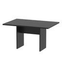 Ver imagem 6 de Kit com Mesa para Reunião 4 Lugares e Painel para TV até 55 Polegadas Preto