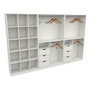 Ver imagem 3 de Kit Closet Armário Colmeia Cabideiro M21 Mdp Roupa Sapateira VETORIAL MÓVEIS Branco