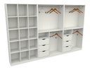 Ver imagem 3 de Kit Closet Armário Colmeia Cabideiro M21 Mdp Roupa Sapateira VETORIAL MÓVEIS Branco