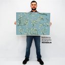 Ver imagem 2 de Quadro Decorativo Amendoeira em Flor Van Gogh em Moldura Caixa Tacolado Moldura Caixa 3cm Madeira Se