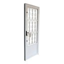Ver imagem 2 de Porta de Aço Postigo 215x85cm com Grade Elo Minas Sul Mgm Abertura Esquerda