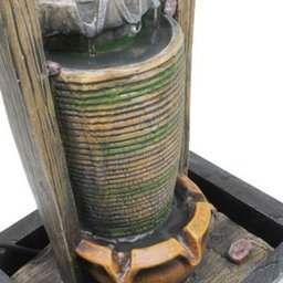Fonte Água Decorativa Resina Cascata Iluminação Led Bivolt - 6