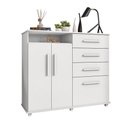 Ver imagem 4 de Cômoda 4 Gavetas Nugel Branco