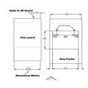 Ver imagem 4 de Forno Elétrico Nardelli De Embutir Espelhado 45L N450 220V