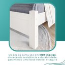Ver imagem 3 de Cama Casal Pérola 100% MDF Mais Móveis