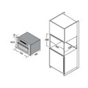Ver imagem 4 de Forno Elétrico de Embutir Midea Liva 70l Inox 220V TSA72