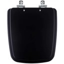 Ver imagem 1 de Tampa de Vaso Sanitario com Amortecedor Boss Matte Black Preto Fosco para Bacia Incepa