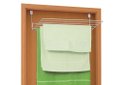 Ver imagem 2 de VARAL PARA PORTA DOBRAVEL BRANCO SUPORTE DE TOALHA C/ 6 LINHAS - Kit com 2 unid
