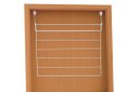 Ver imagem 1 de VARAL PARA PORTA DOBRAVEL BRANCO SUPORTE DE TOALHA C/ 6 LINHAS - Kit com 2 unid