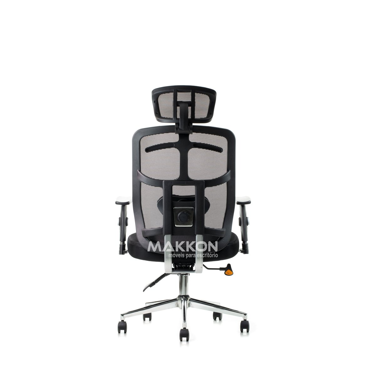 Cadeira de Escritório Presidente Preta Mk-4007 - Makkon - 5