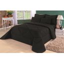 Ver imagem 1 de Edredom Queen Requinte Preto 6 peças