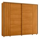 Ver imagem 1 de Guarda Roupa Casal Dalí Ripado 2 Portas Deslizantes Cinamomo - Madetec