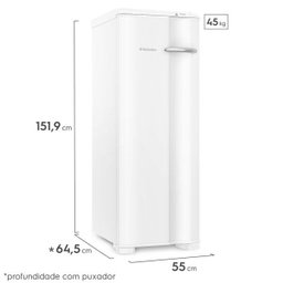 Freezer Electrolux Vertical Cycle Defrost 173L 127V Fe22 - 4