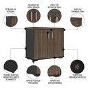 Ver imagem 3 de Conjunto Escritório Home Office 5 Peças Corp A06 Charuto/preto - Mpozenato