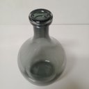 Ver imagem 4 de Vaso Decorativo de Vidro Fumê 30x18x18cm Enfeite Sala Mesa Estante Aparador
