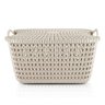 Cesto Organizador com Tampa (m) - 12l Bege - 1