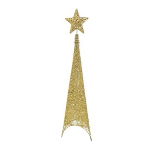 Árvore de Natal Estrela com Led 70x17cm