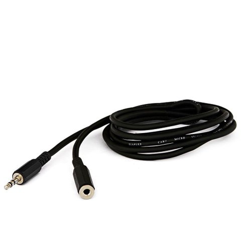 Cabo Extensão Fone de Ouvido Plug P2 - 15 Metros