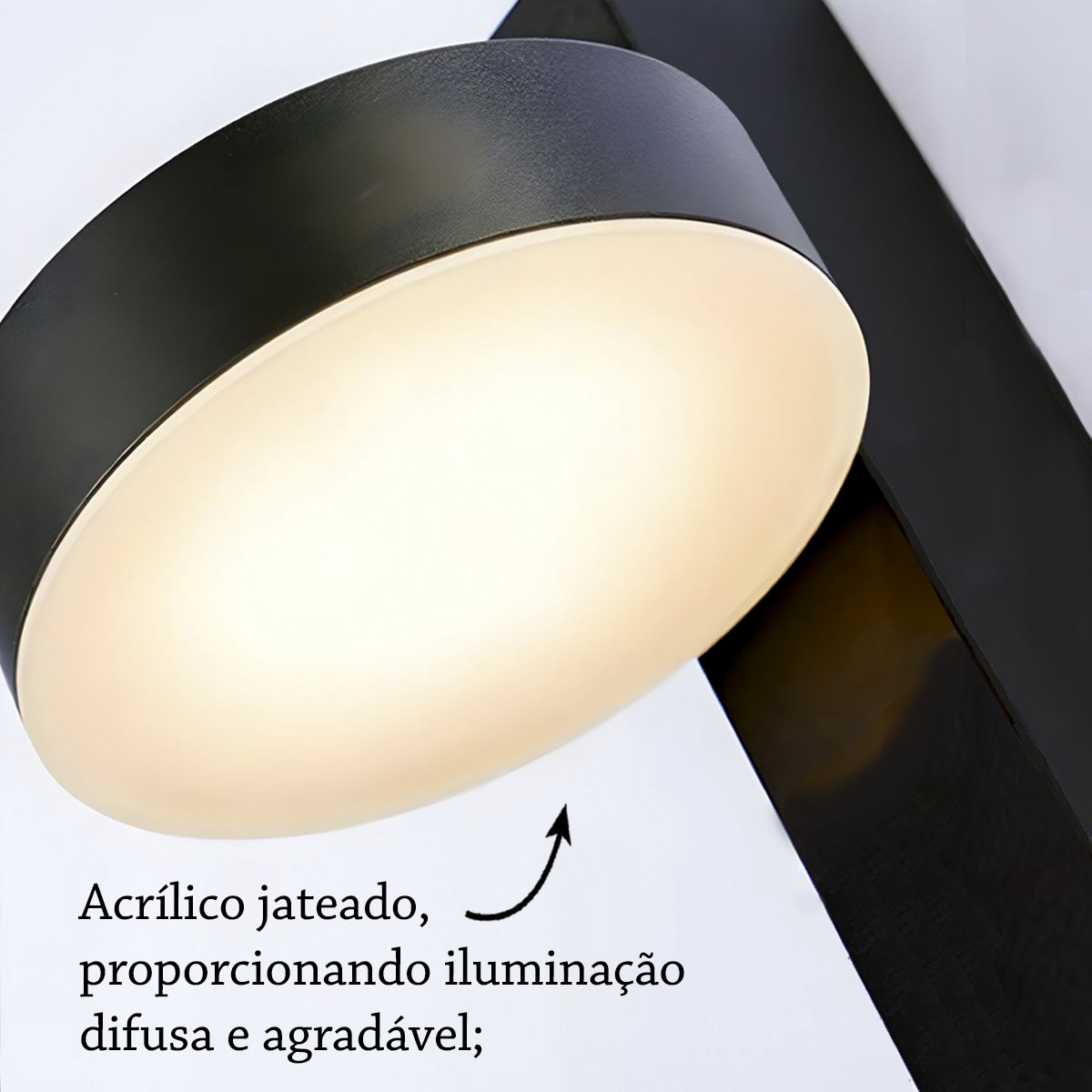 2 Arandela com Interruptor Cordinha Led Foco Movel Bet22 - 6