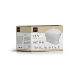 Kit Completo Deca Bacia Convencional Branco Level Total Clean - 4