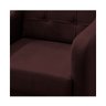 Poltrona Bella Para Sala Decorativa Suede:Bordo - 4