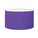 Ver imagem 1 de Cúpula Abajur e Luminária em Tecido Cilíndrica Vivare Cp-8023 Ø50x21cm - Bocal Europeu - Roxo