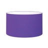 Cúpula Abajur e Luminária em Tecido Cilíndrica Vivare Cp-8023 Ø50x21cm - Bocal Europeu - Roxo - 1