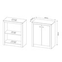 Ver imagem 4 de Balcão Escritório Com 2 Portas Multimóveis Cr25013 Amendoa